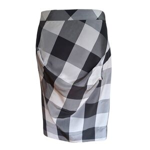 AllSaints Spitalfields Dellal Skirt – Size 10 (UK)– Sculpted Draped Check